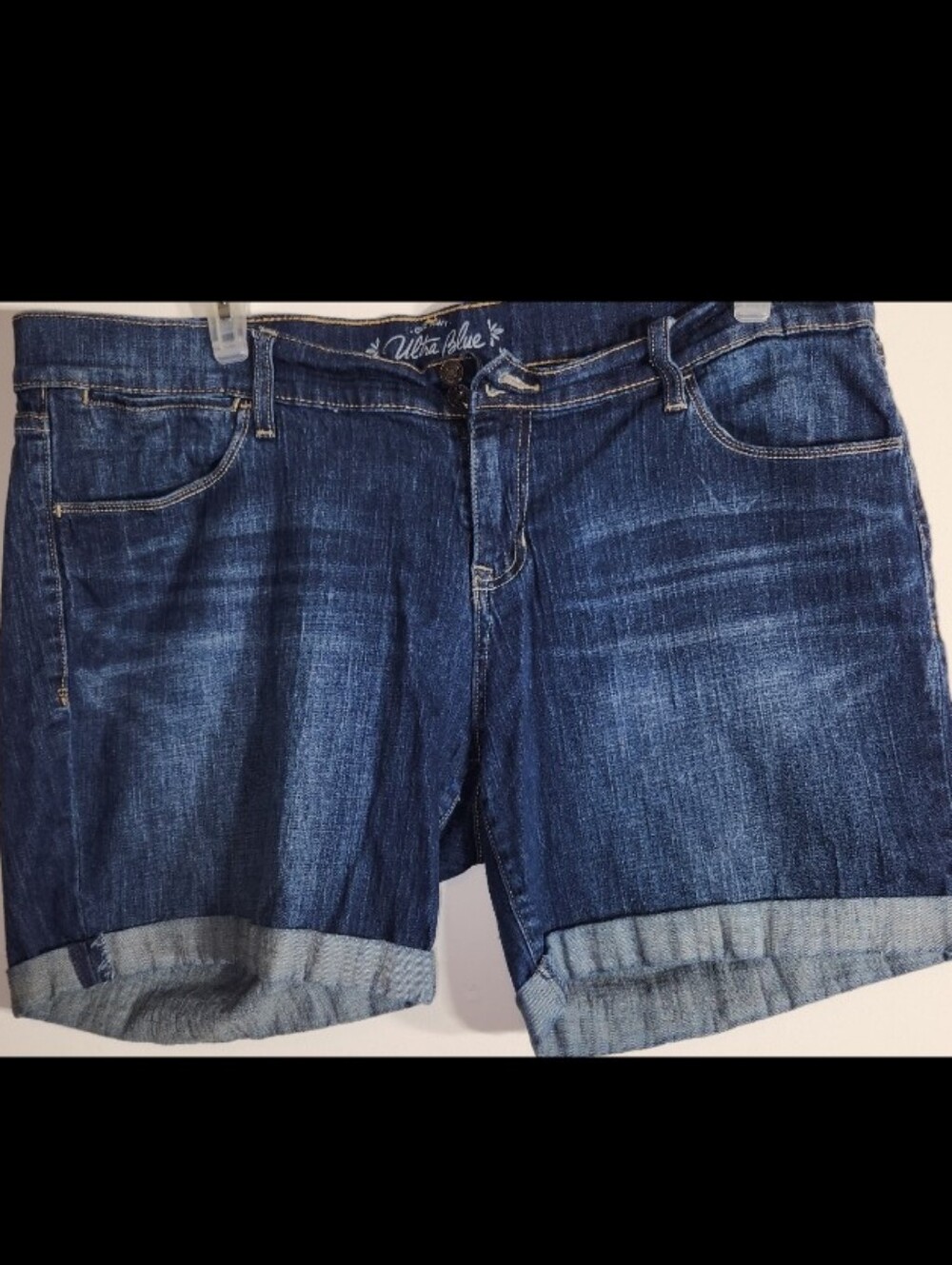 💙🩵 Old Navy 💙🩵Ultra Blue Dark Denim Shorts 18.